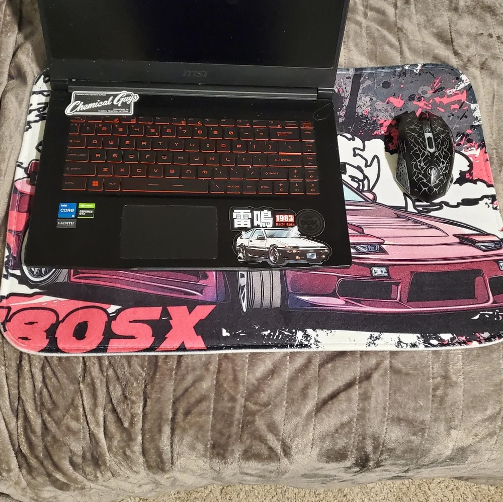 Nissan 180SX Desk-Size Computer Mat Mousepad ~ Super Soft & New